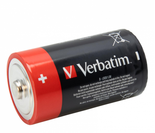 VERBATIM Premium Alkaline LR20 D (2 szt.) 49923 - 1277583 - zdjęcie 3
